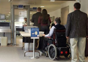 Wheelchair Airport security