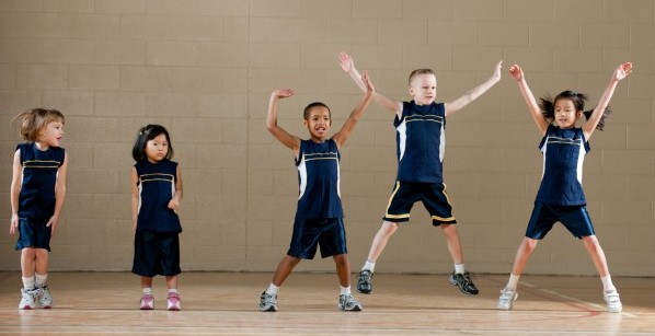 Gym Class jumping jacks