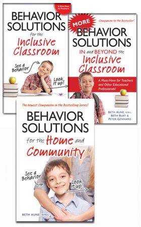 Books on Autism, Behavior Solutions, Positive School Experience, and Disability Awareness